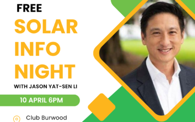 FREE Solar Information Night – Burwood